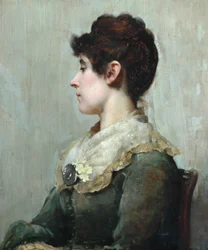 Portrait de profil d
